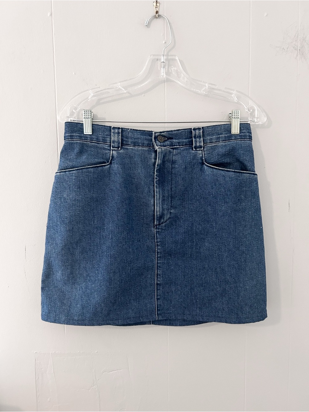 COMMUNITY SERVICE Vintage Repurposed Denim Mini Skirt M